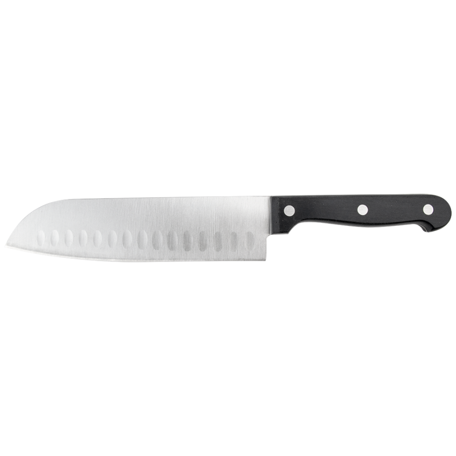 Fricosmos Cuchillo Santoku japonés alveolado profesional