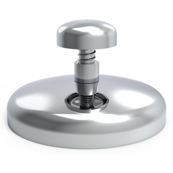 Fricosmos Aplasta Hamburguesas Inox Circular Profesional