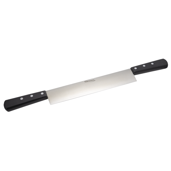Fricosmos Cuchillo fiambre dos mangos 260 x 50 x 2,6 mm