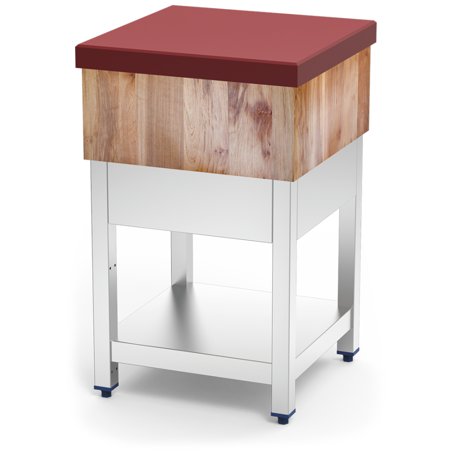 Fricosmos Tajo de troceo con madera y fibra roja