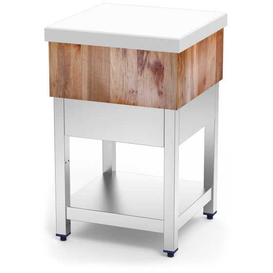 Fricosmos Tajo de troceo con madera y fibra blanca P030752
