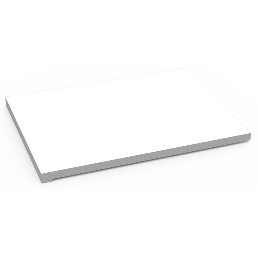 Fricosmos Superficie de trabajo reversible en fibra blanca