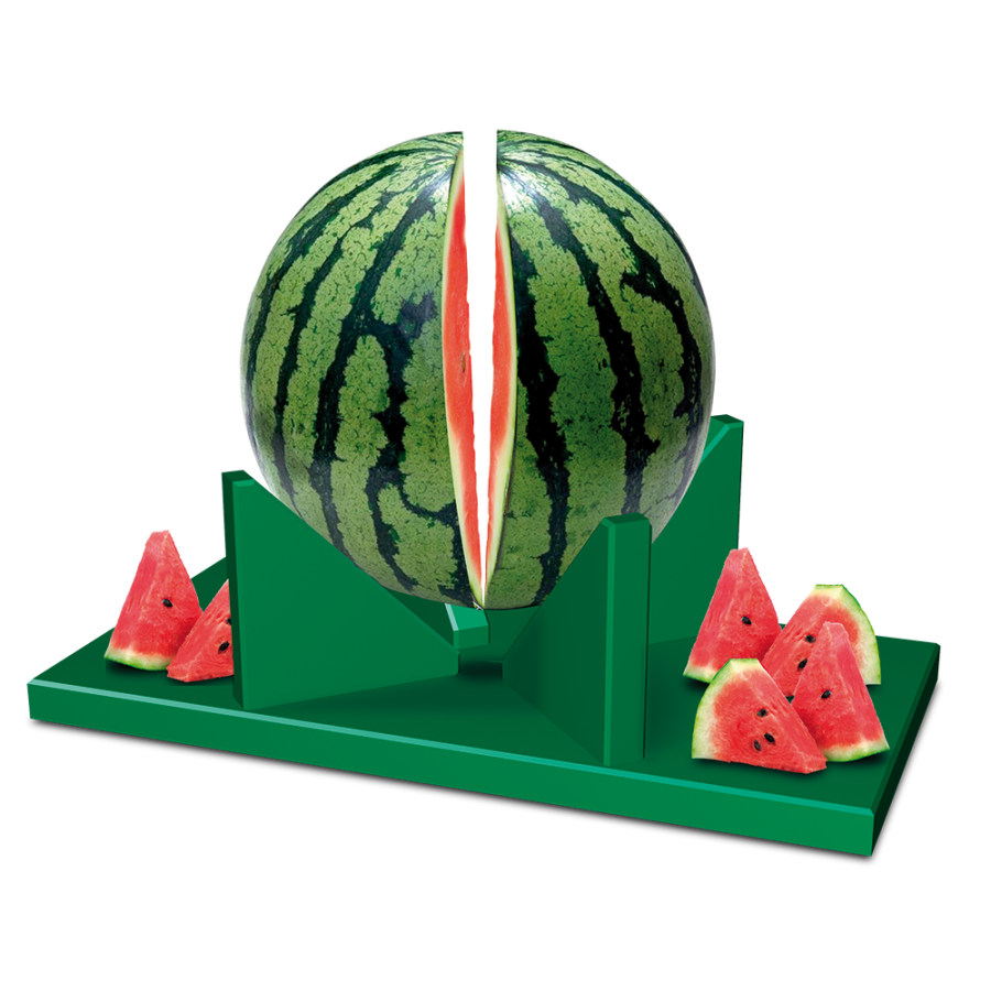 Fricosmos Útil de centrado para corte de fruta en fibra verde