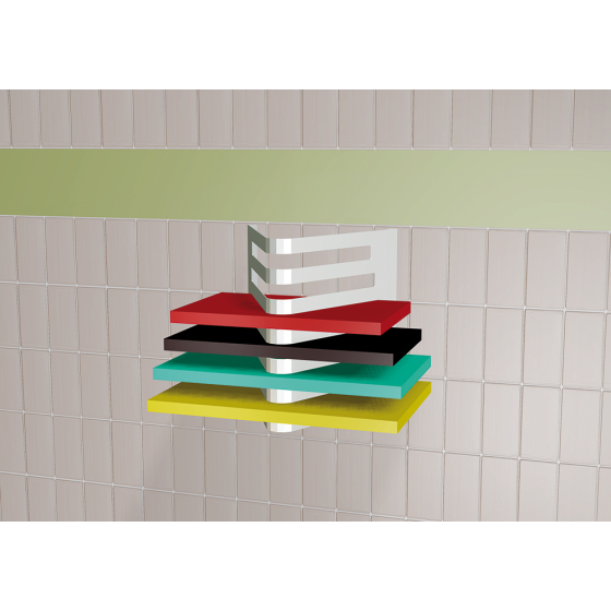 Fricosmos escurridor de fibras de corte mural o sobremesa 325 mm