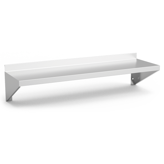 Fricosmos Estante mural cartelas inox compacto 1000x300 mm