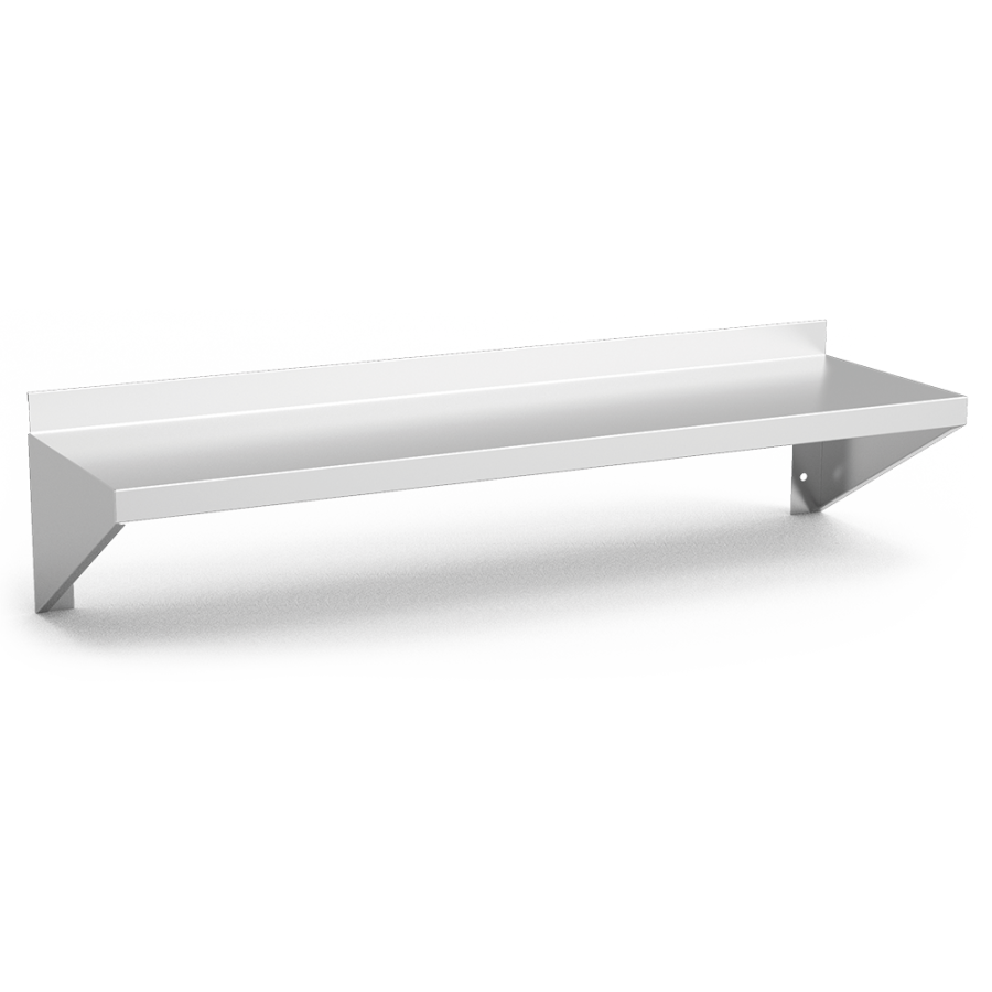 Fricosmos Estante mural cartelas inox compacto 1000x300 mm