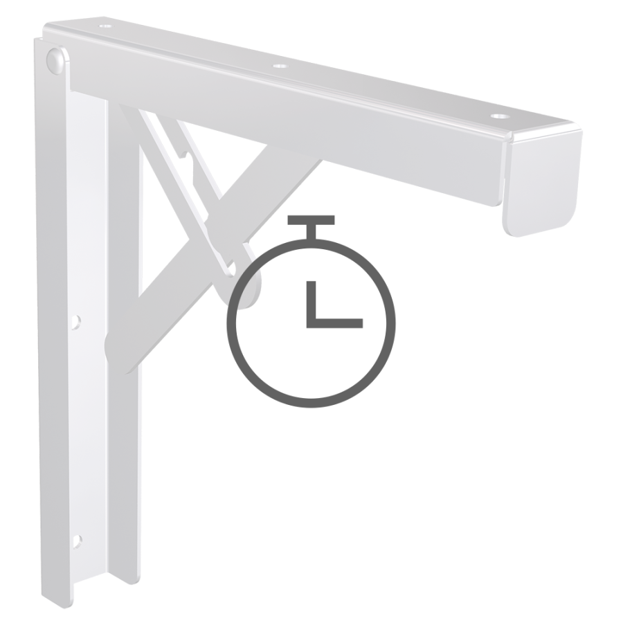 Fricosmos Cartelas abatibles para estante mural inox