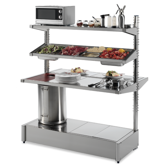 Fricosmos Mesa central de emplatado Imagine 764x1050x1700