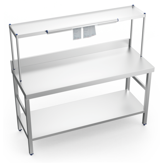 Fricosmos Estantería de sobremesa inox simple 991x391x677 mm