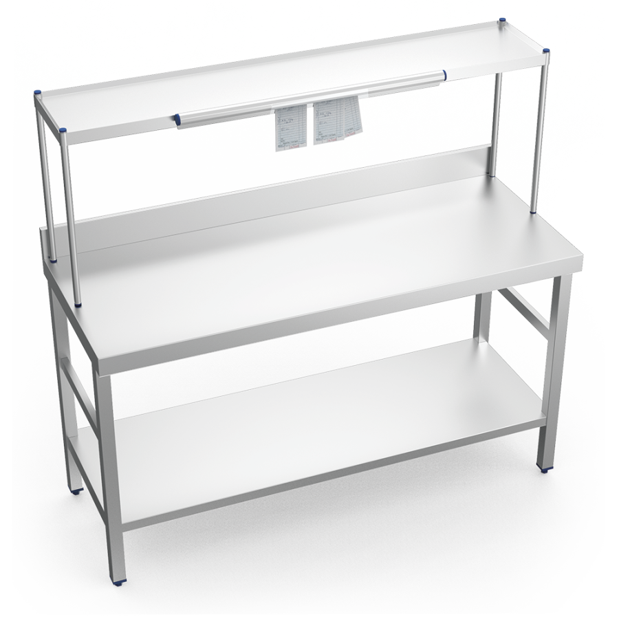 Fricosmos Estantería de sobremesa inox simple 991x391x677 mm