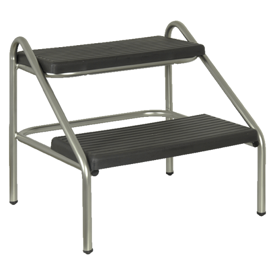 Fricosmos Escalera inox de dos peldaños para hostelería