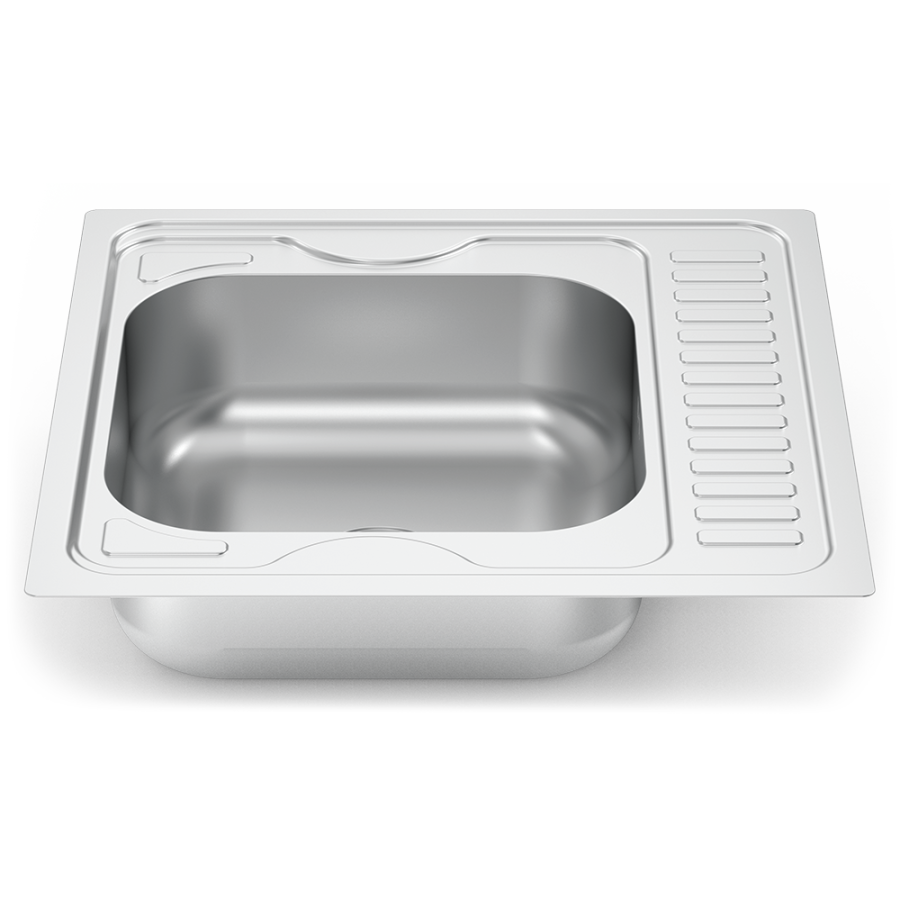 Fricosmos Fregadero para Encastrar 600x600 con Escurridor Reversible