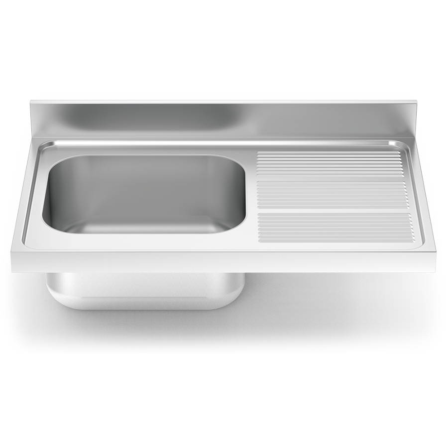 Fricosmos Fregadero Inox Serie 700 1 Cubeta Escurridor Derecho