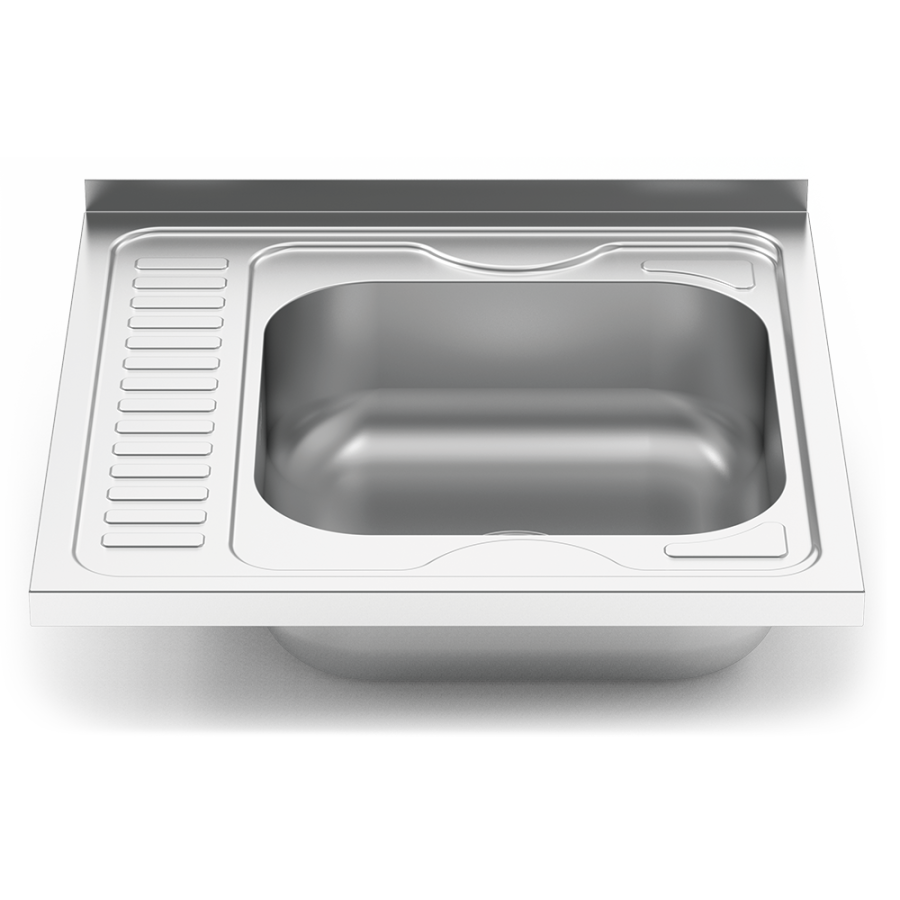 Fricosmos Fregadero Inox con Escurridor Izquierda 600x600