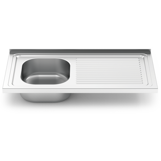Fricosmos - Fregadero inox serie 500 1 cubeta y escurridor