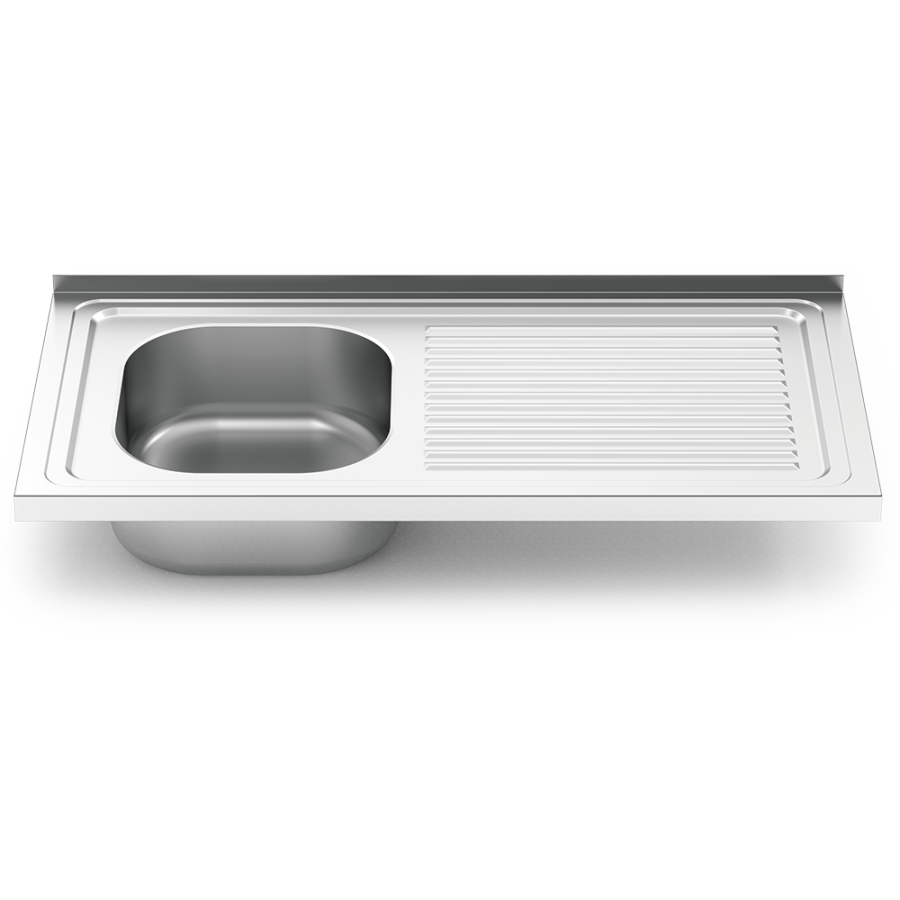 Fricosmos - Fregadero inox serie 500 1 cubeta y escurridor
