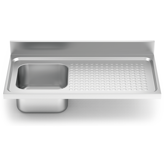 Fricosmos Fregadero Inox Serie 550 1 Cubeta Escurridor Derecho