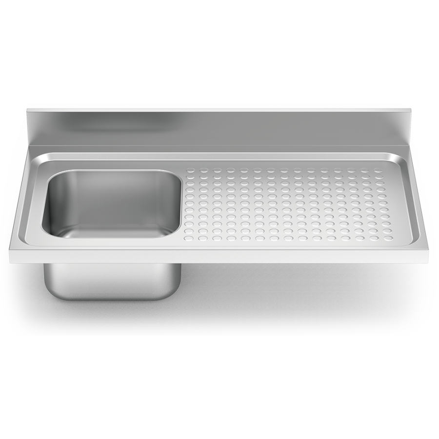 Fricosmos Fregadero Inox Serie 550 1 Cubeta Escurridor Derecho
