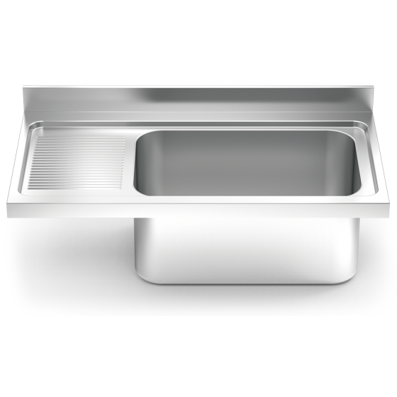 Fricosmos Fregadero Inox Serie 700 1 Cubeta y Escurridor Izquierdo