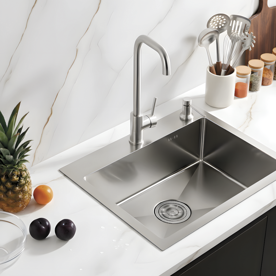 Fricosmos Fregadero 1 Cubeta Serie Urban 500x460x220 mm