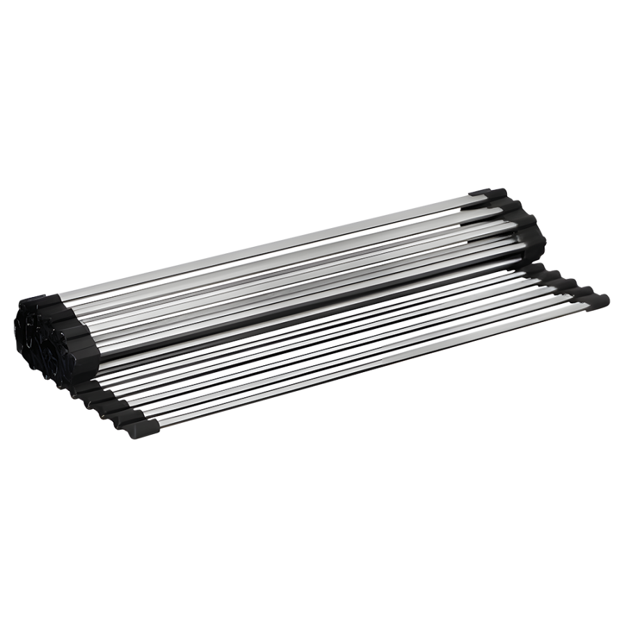 Fricosmos Escurridor Enrollable de Acero Inoxidable para Fregadero