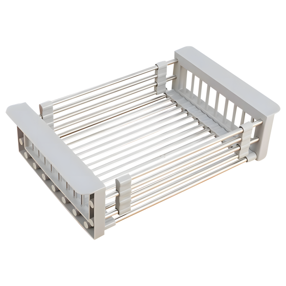 Fricosmos - Escurridor extensible inoxidable para fregadero