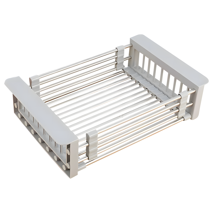Fricosmos - Escurridor extensible inoxidable para fregadero