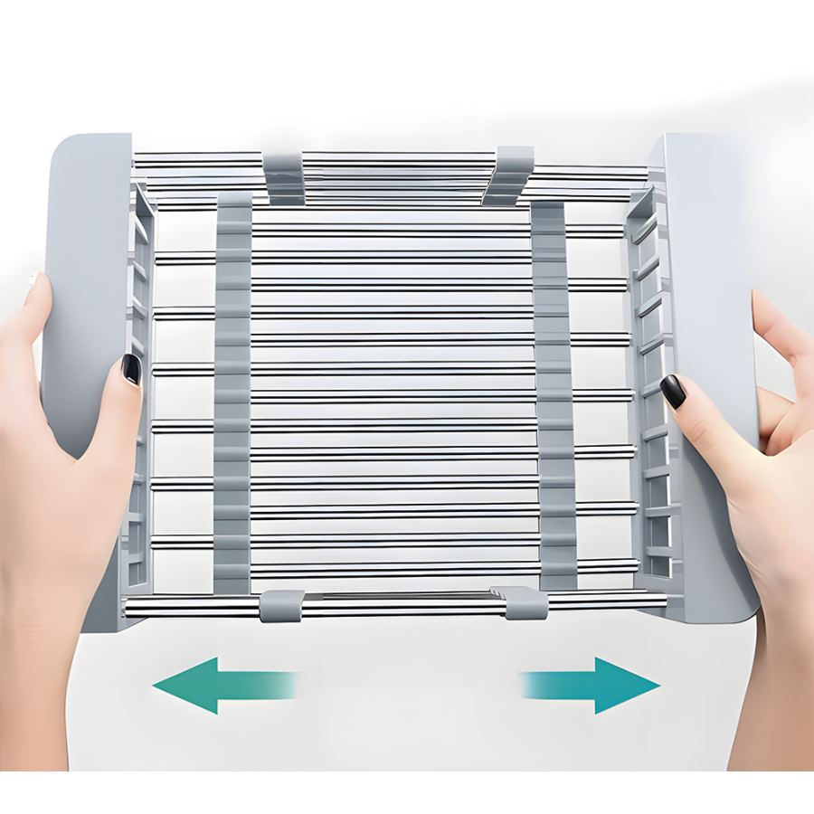 Fricosmos - Escurridor extensible inoxidable para fregadero