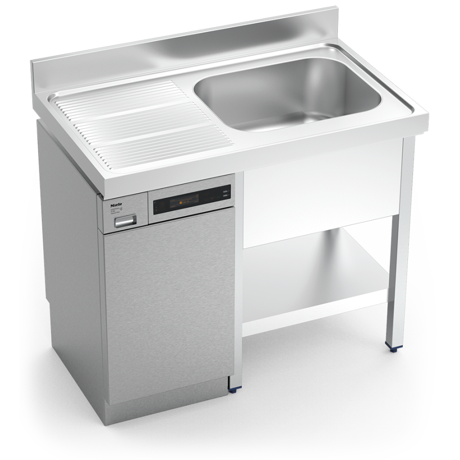 Fricosmos Fregadero inox lavavajillas 1 cubeta escurridor