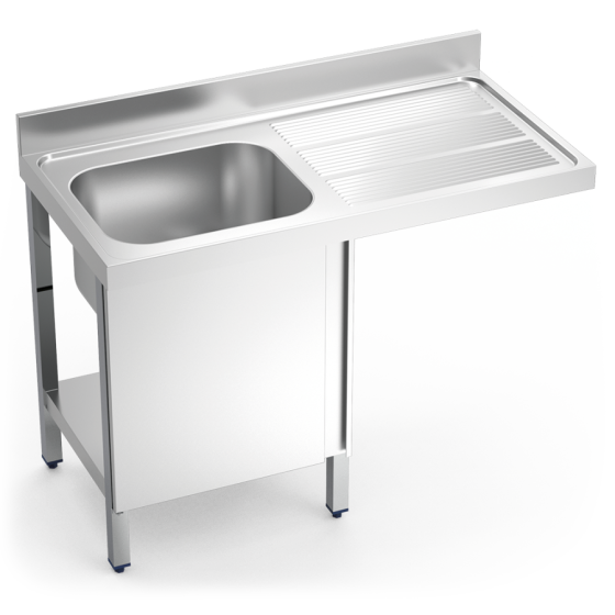 Fricosmos - Fregadero para lavavajillas con puerta y escurridor