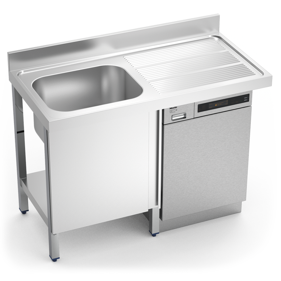 Fricosmos - Fregadero para lavavajillas con puerta y escurridor