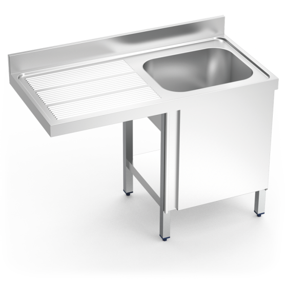 Fricosmos Fregadero para lavavajillas con puerta y escurridor