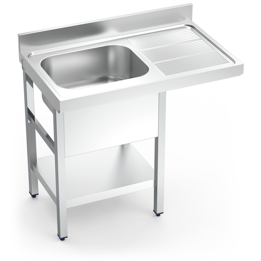 Fricosmos Fregadero Inox Lavavajillas 1 Cubeta Escurridor Derecho