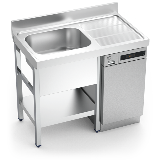 Fricosmos Fregadero Inox Lavavajillas 1 Cubeta Escurridor Derecho