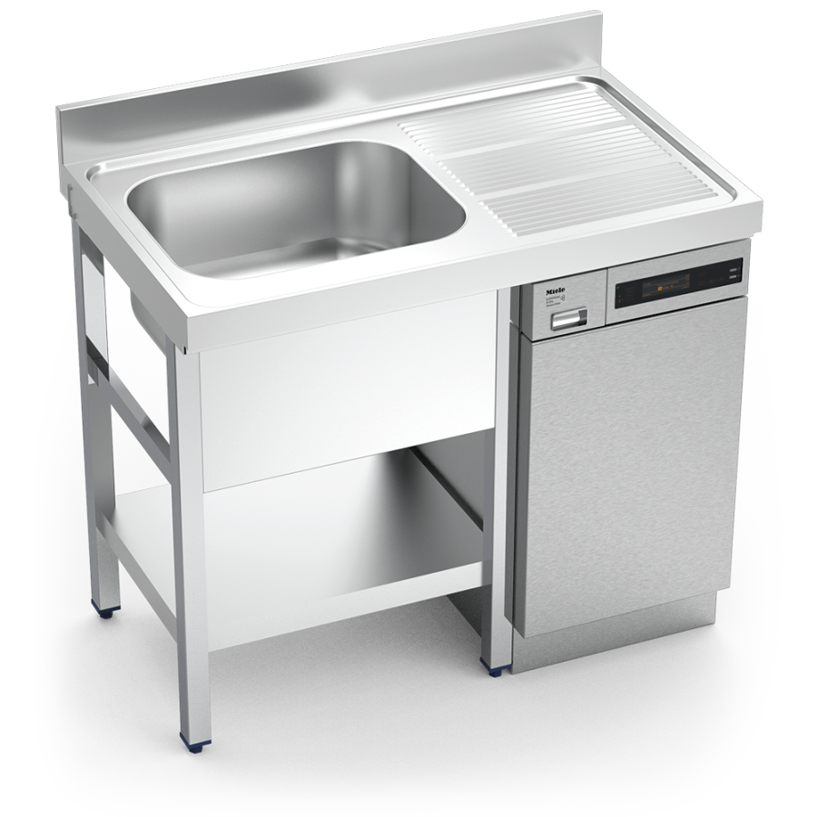 Fricosmos Fregadero Inox Lavavajillas 1 Cubeta Escurridor Derecho