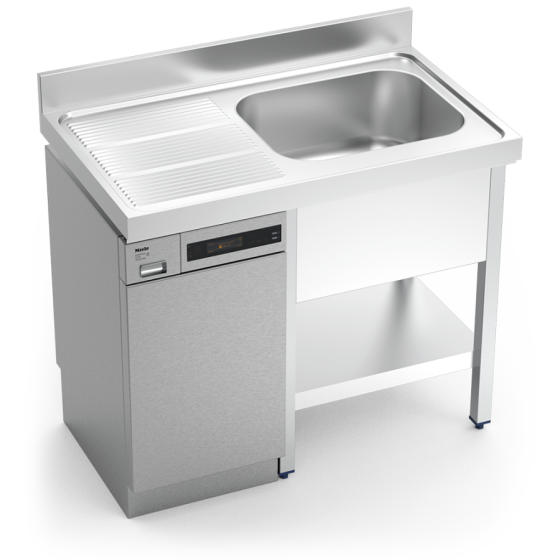 Fricosmos Fregadero inox lavavajillas 1 cubeta y escurridor
