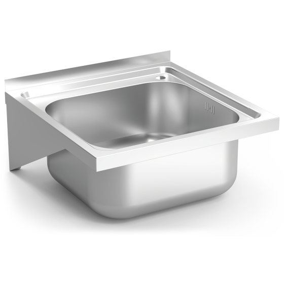 Fricosmos fregadero inox colgante con cartelas 1 cubeta