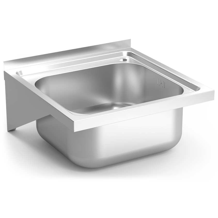 Fricosmos fregadero inox colgante con cartelas 1 cubeta