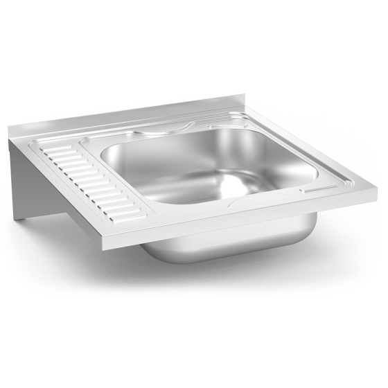 Fricosmos Fregadero colgante con escurridor izquierdo Serie 6.6