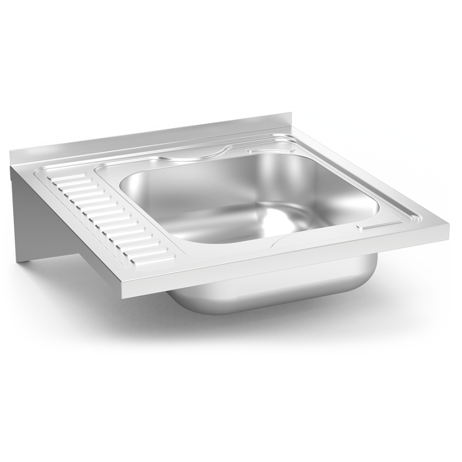 Fricosmos Fregadero colgante con escurridor izquierdo Serie 6.6