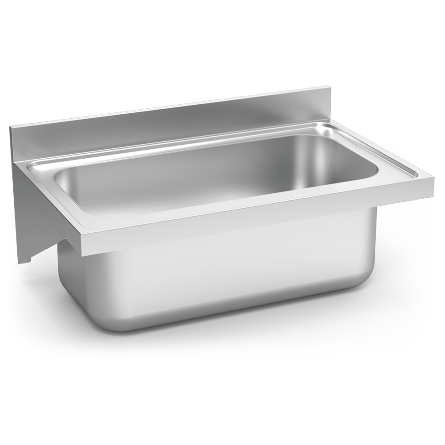 Fricosmos Fregadero Inox Colgante con Cartelas 1 Cubeta