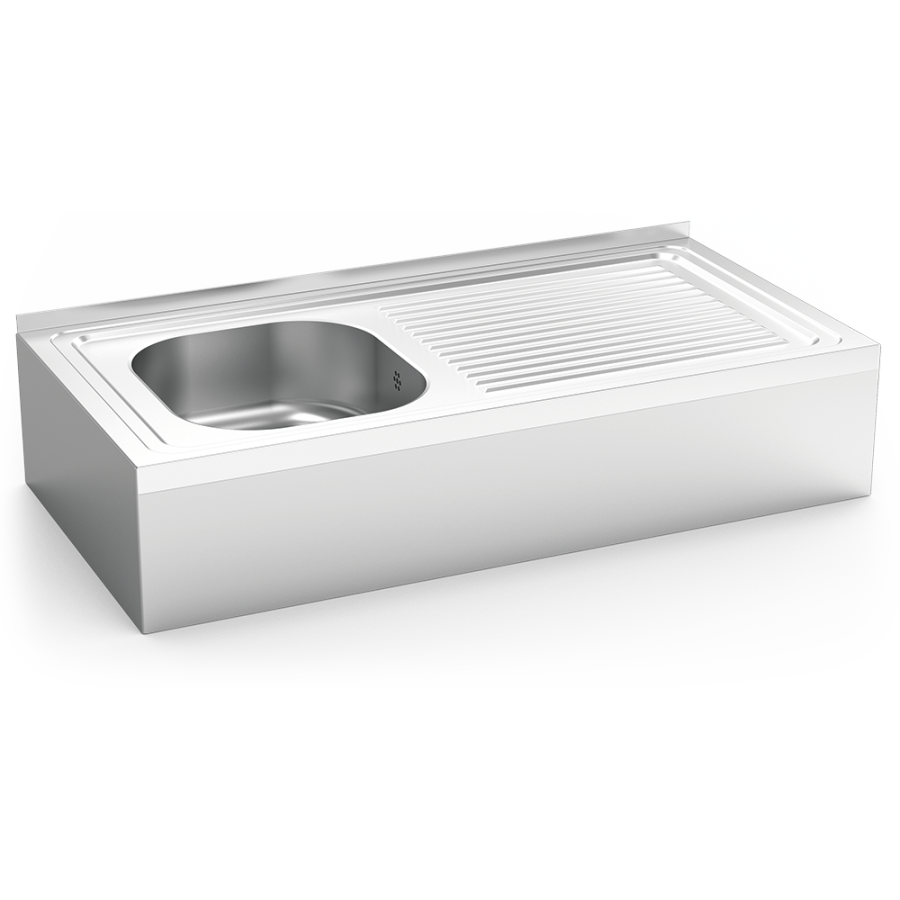 Fricosmos Fregadero Inox Colgante Serie 500 1 Cubeta y Escurridor