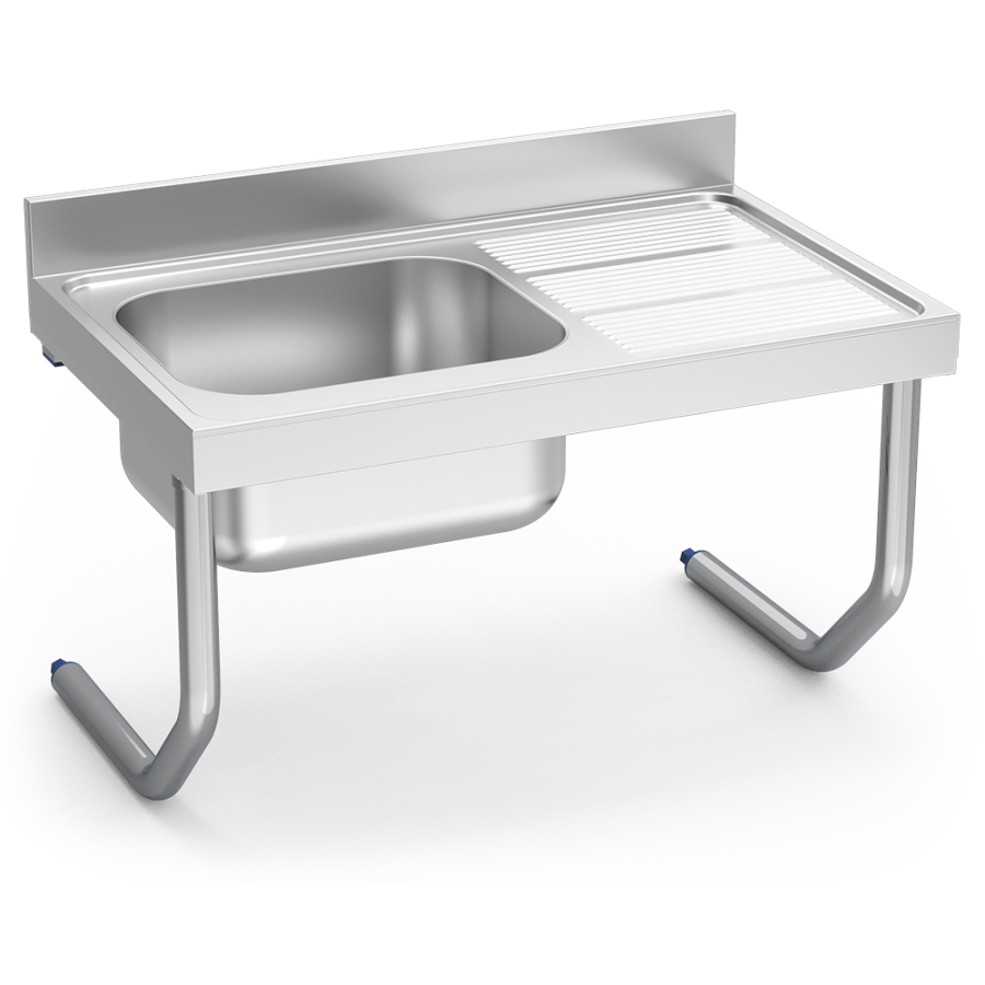 Fricosmos fregadero inox colgante serie 600 con escurridor