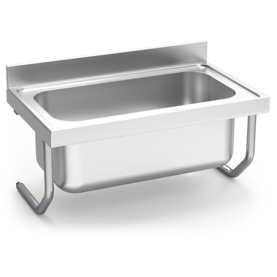 Fricosmos - Fregadero inox colgante 1 cubeta serie 700