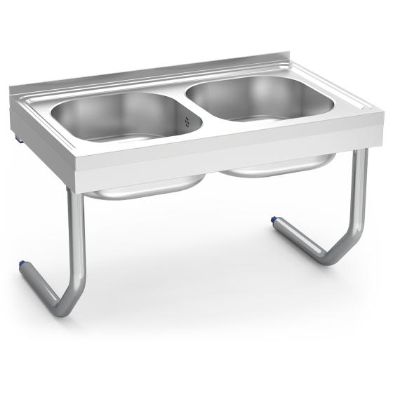 Fricosmos Fregadero Inox Colgante 2 Cubetas Serie 500