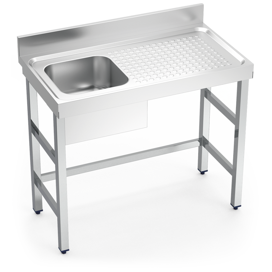 Fricosmos Fregadero Inox Serie 550 con Cubeta y Escurridor