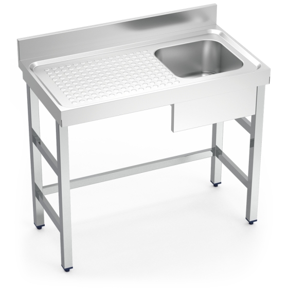 Fricosmos Fregadero Inox Serie 550 1 Cubeta y Escurridor Izquierdo