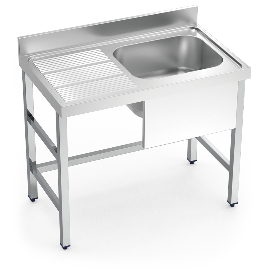 Fricosmos Fregadero Inox Serie 600 1 Cubeta y Escurridor