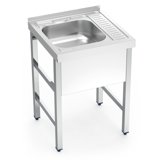 Fricosmos Fregadero con soporte y escurridor derecha 1C