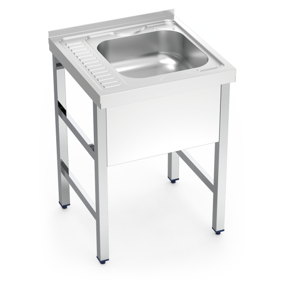 Fricosmos Fregadero con soporte y escurridor izquierda 1C